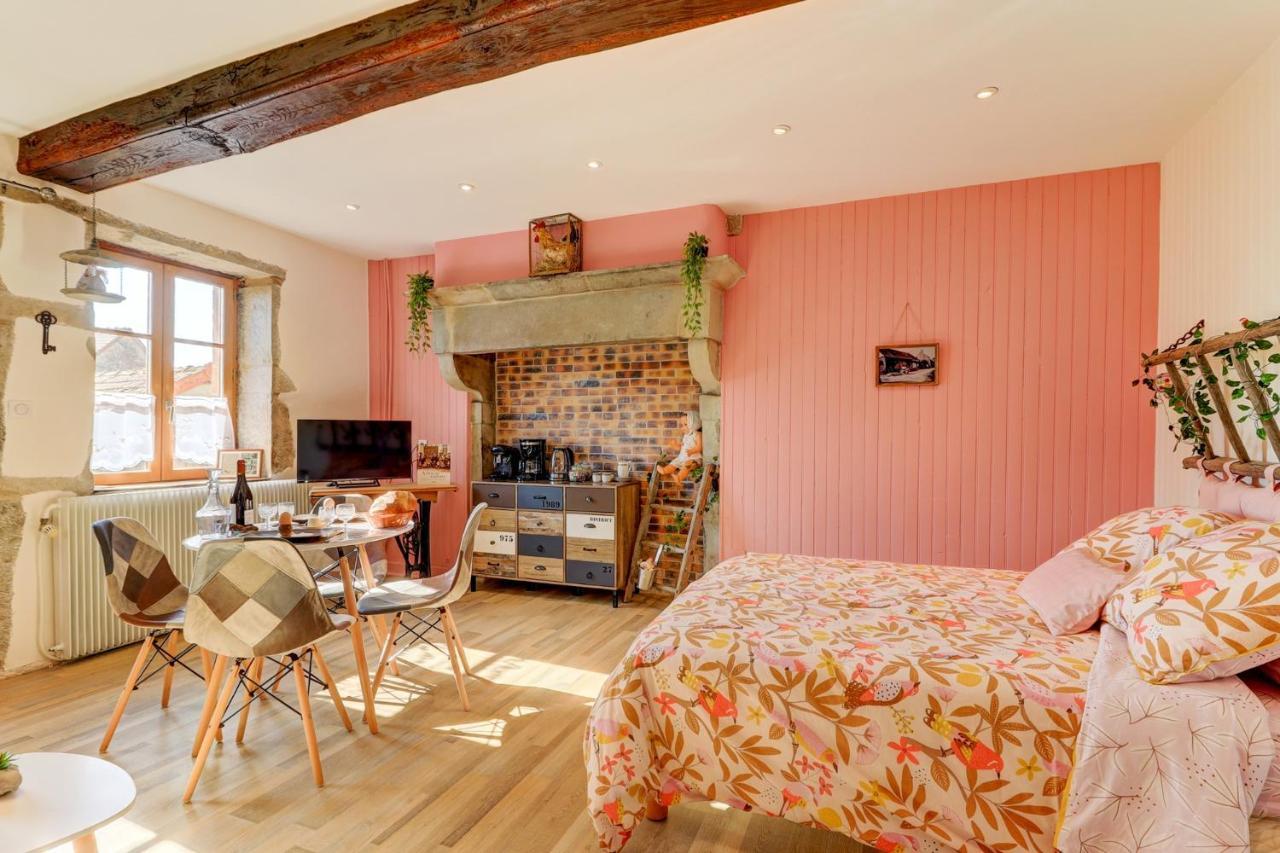 Le Petit Pressoir - Charmant Studio Collonges-en Charollais Екстер'єр фото